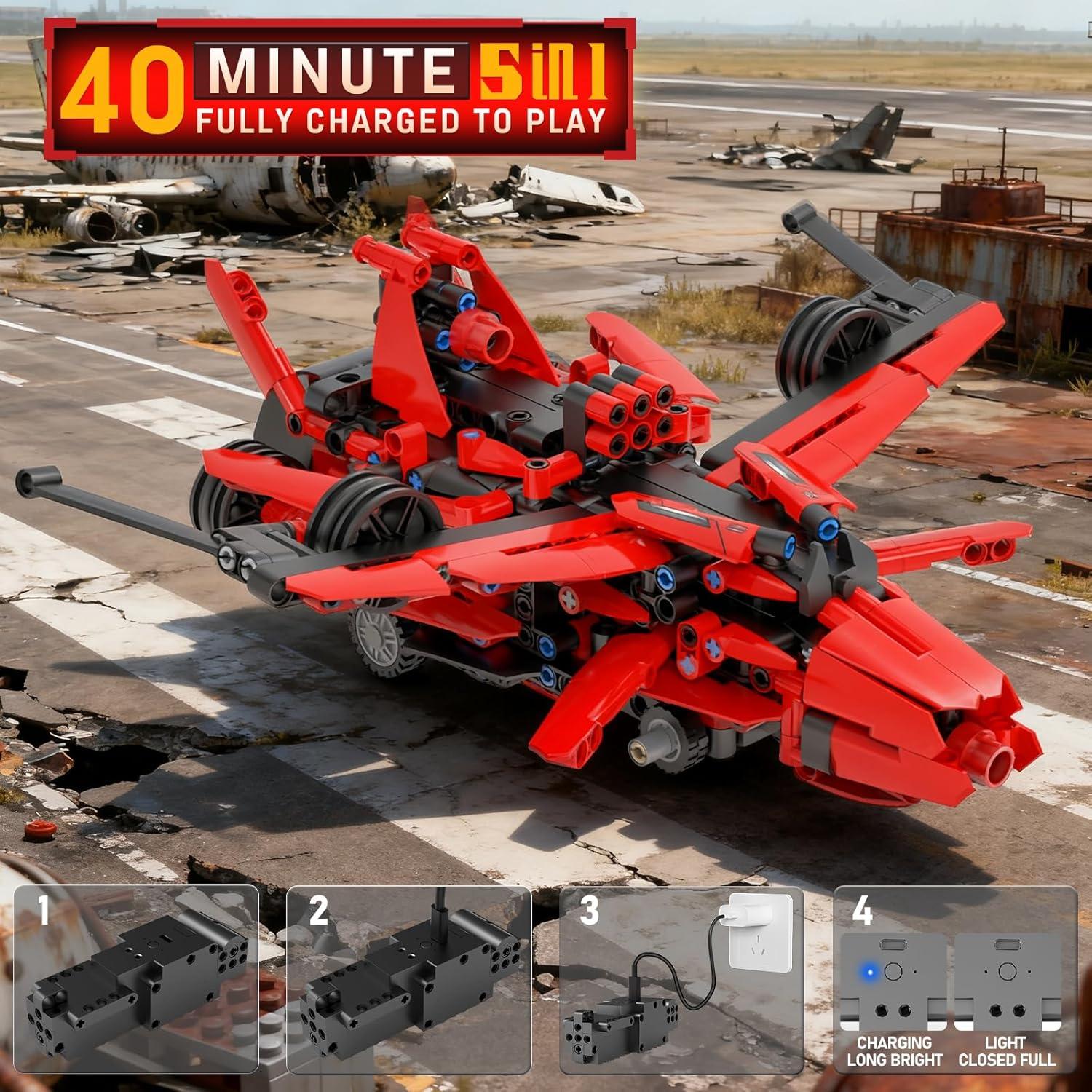 Kit de Construcción STEM QHECTTY 5 en 1 para Niños 6+