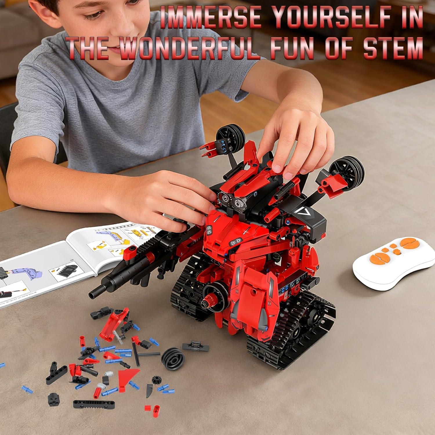 Kit de Construcción STEM QHECTTY 5 en 1 para Niños 6+