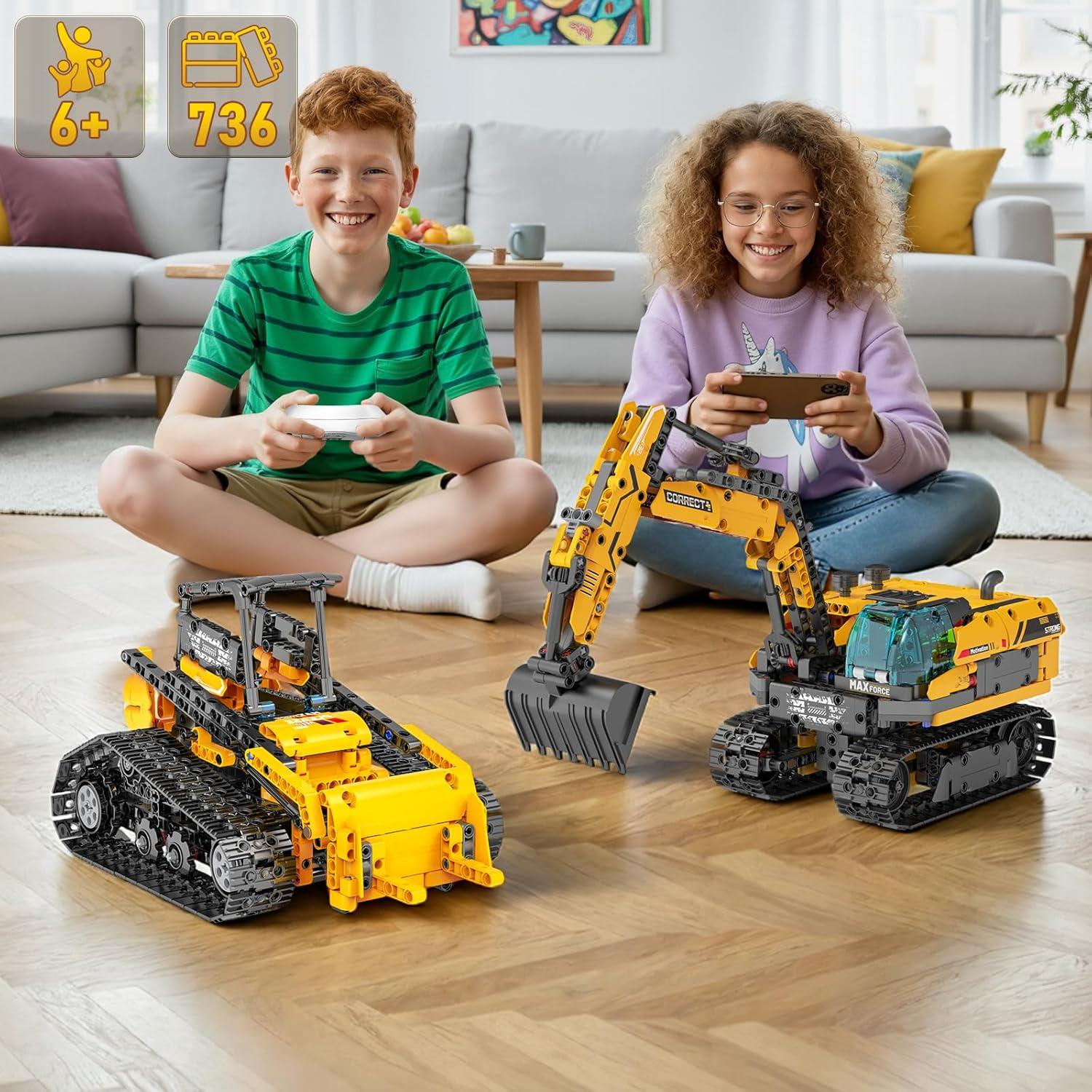 Kit de Construcción de Robots 5en1 GLUISEUR para Niños 6-12 Años