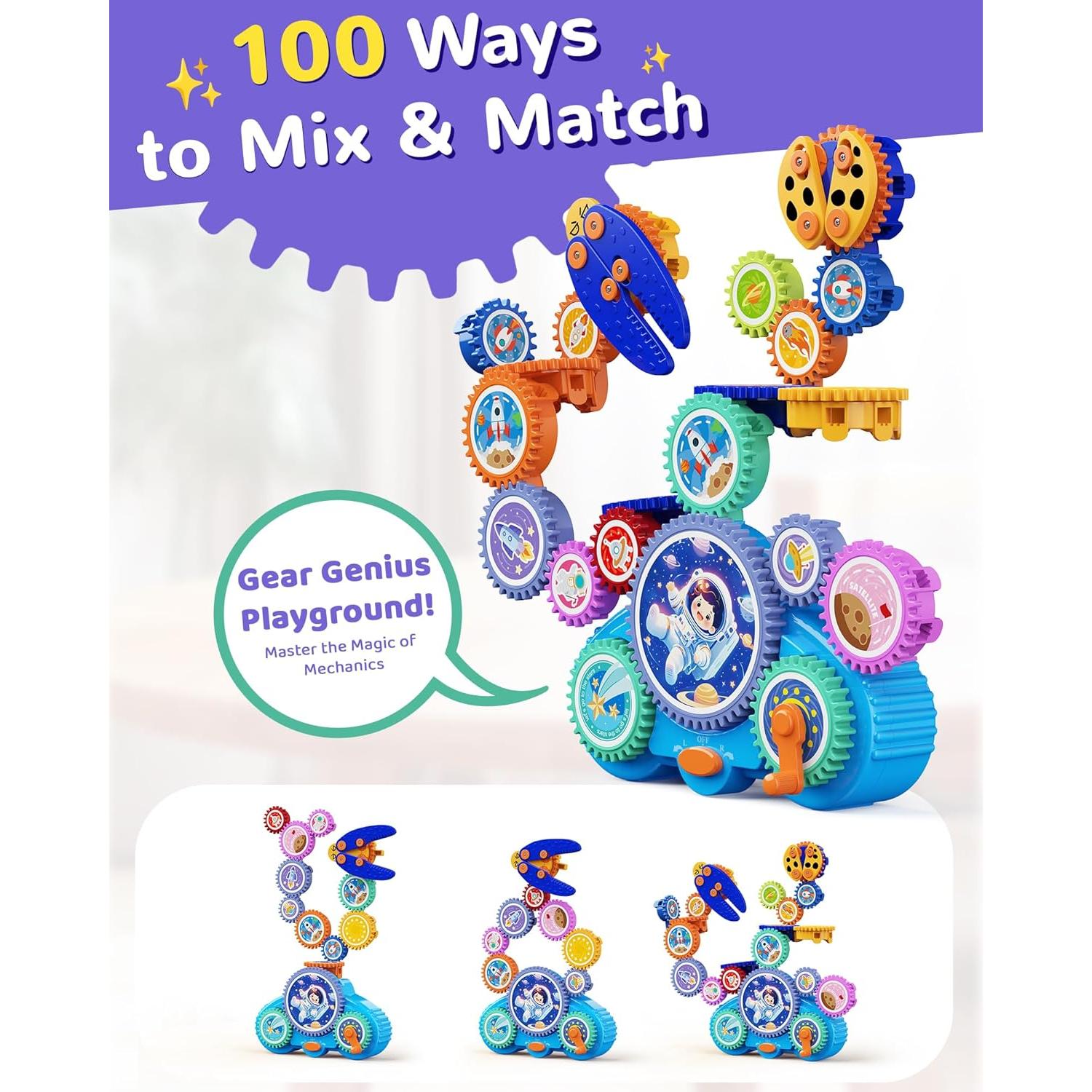 KOKODI Set de Construcción Eléctrico y Manual para Niños 3-8 Años