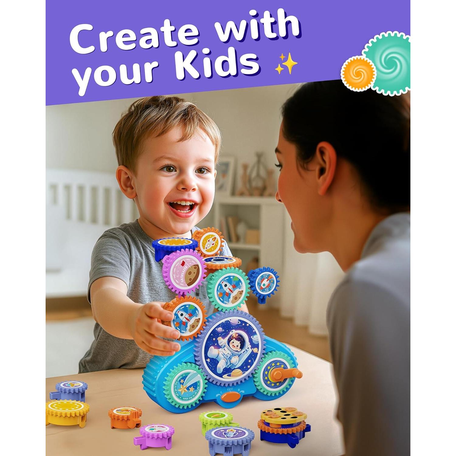 KOKODI Set de Construcción Eléctrico y Manual para Niños 3-8 Años