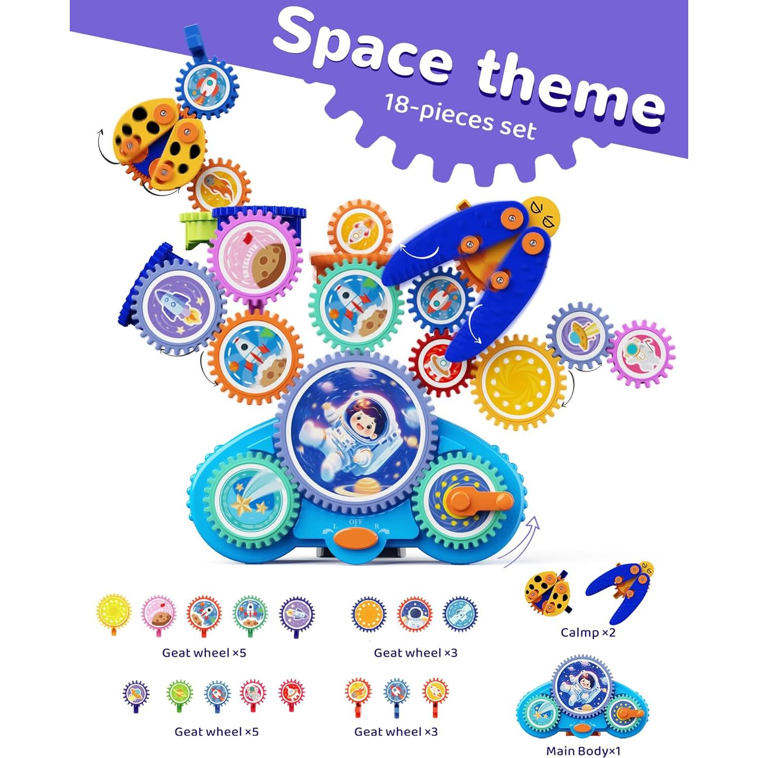 KOKODI Set de Construcción Eléctrico y Manual para Niños 3-8 Años