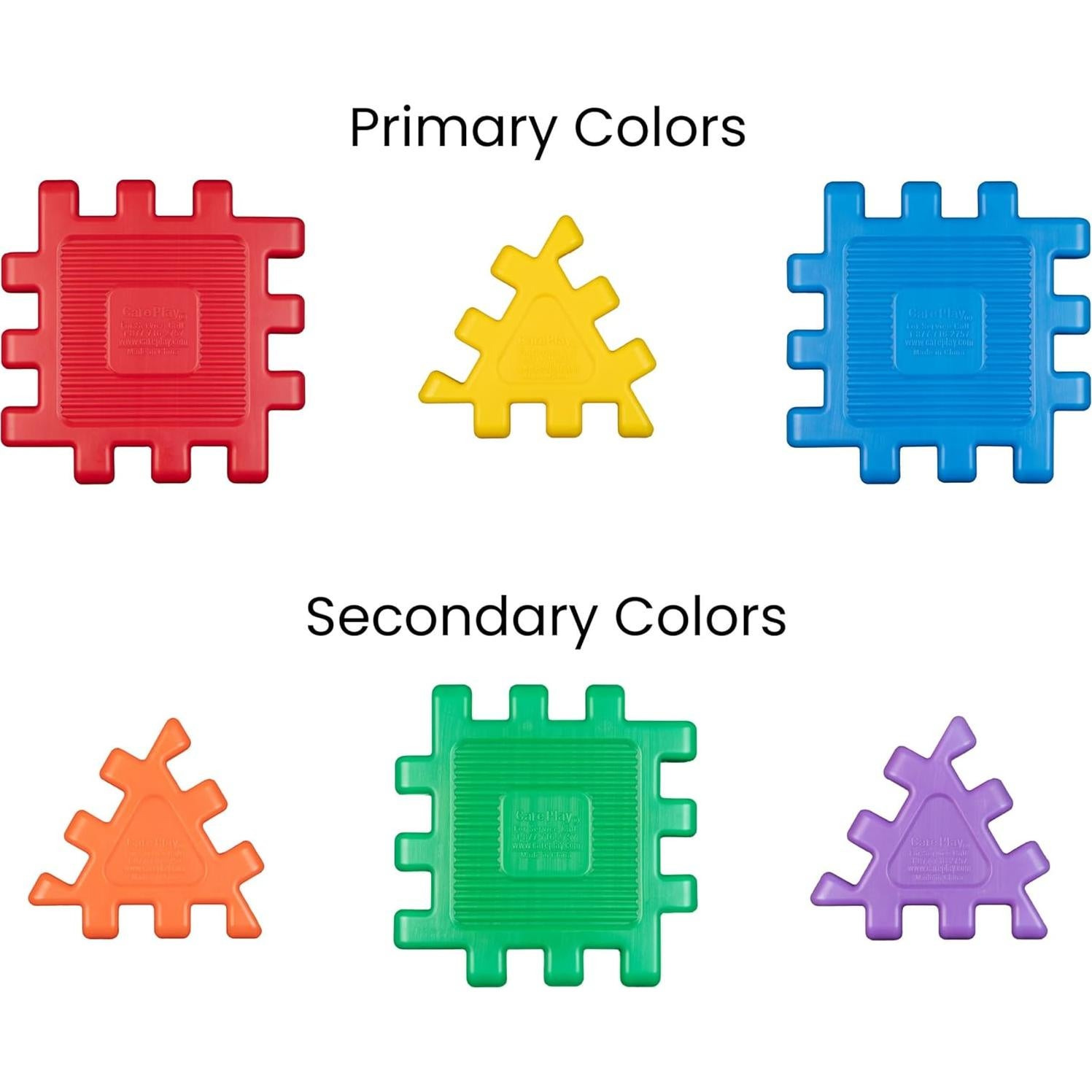 Bloques de Construcción Waffle Careplay - Set 16 Piezas 30.48 cm