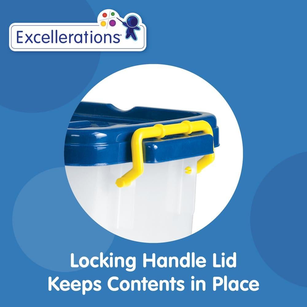 Bloques de Waffle Translúcidos Excellerations - 72 Piezas