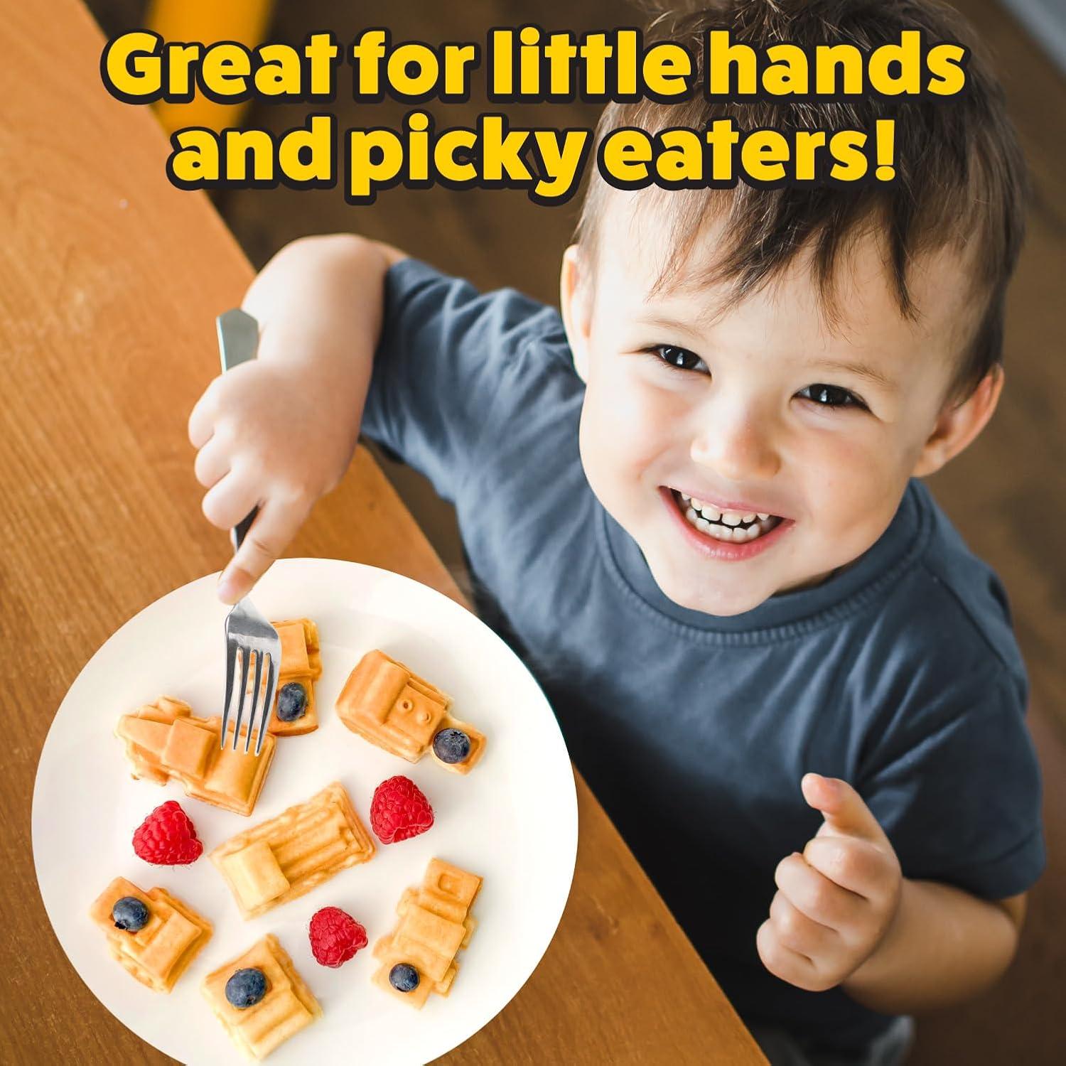 Mini Waffle Maker Waffle Wow! Camiones de Construcción 7 Formas