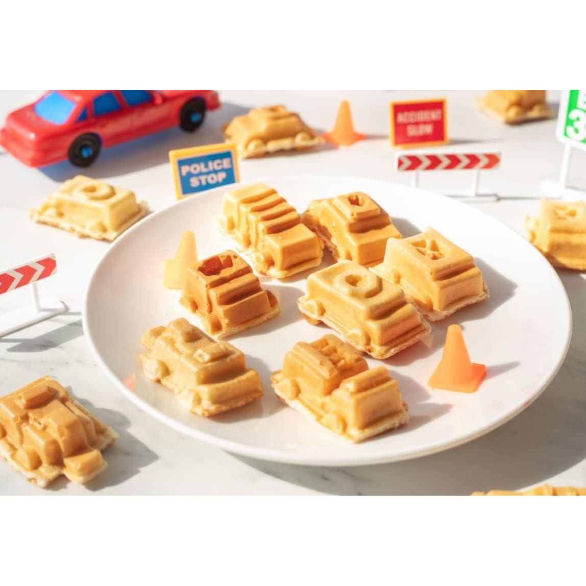 Máquina de Waffles Waffle Wow! - Autos y Camiones - 3 Placas
