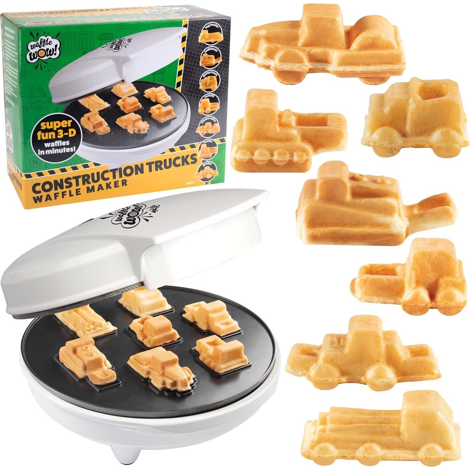 Máquina de Waffles Waffle Wow! - Autos y Camiones - 3 Placas