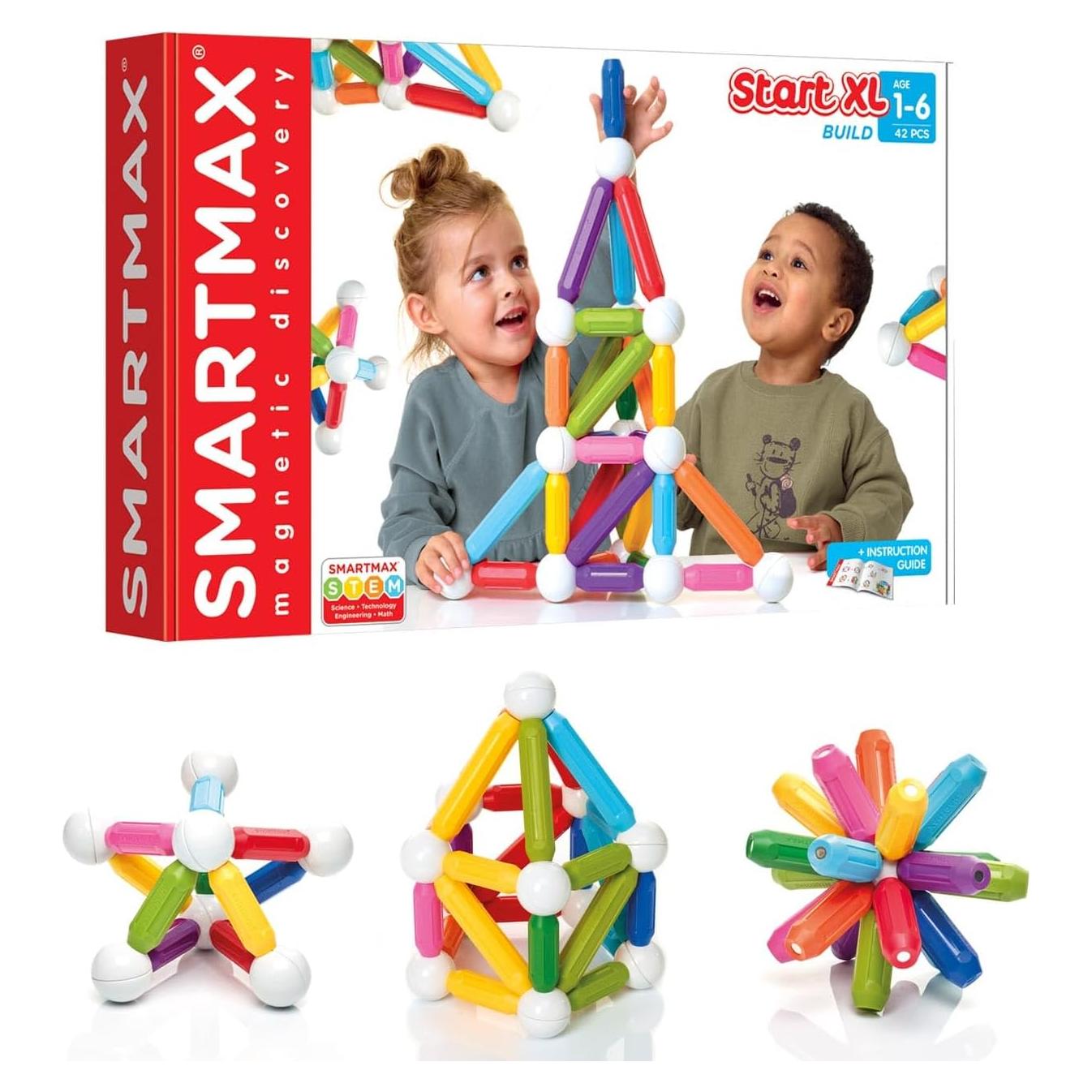 SmartMax Inicio XL 42 Piezas Conjunto Magnético STEM 3+