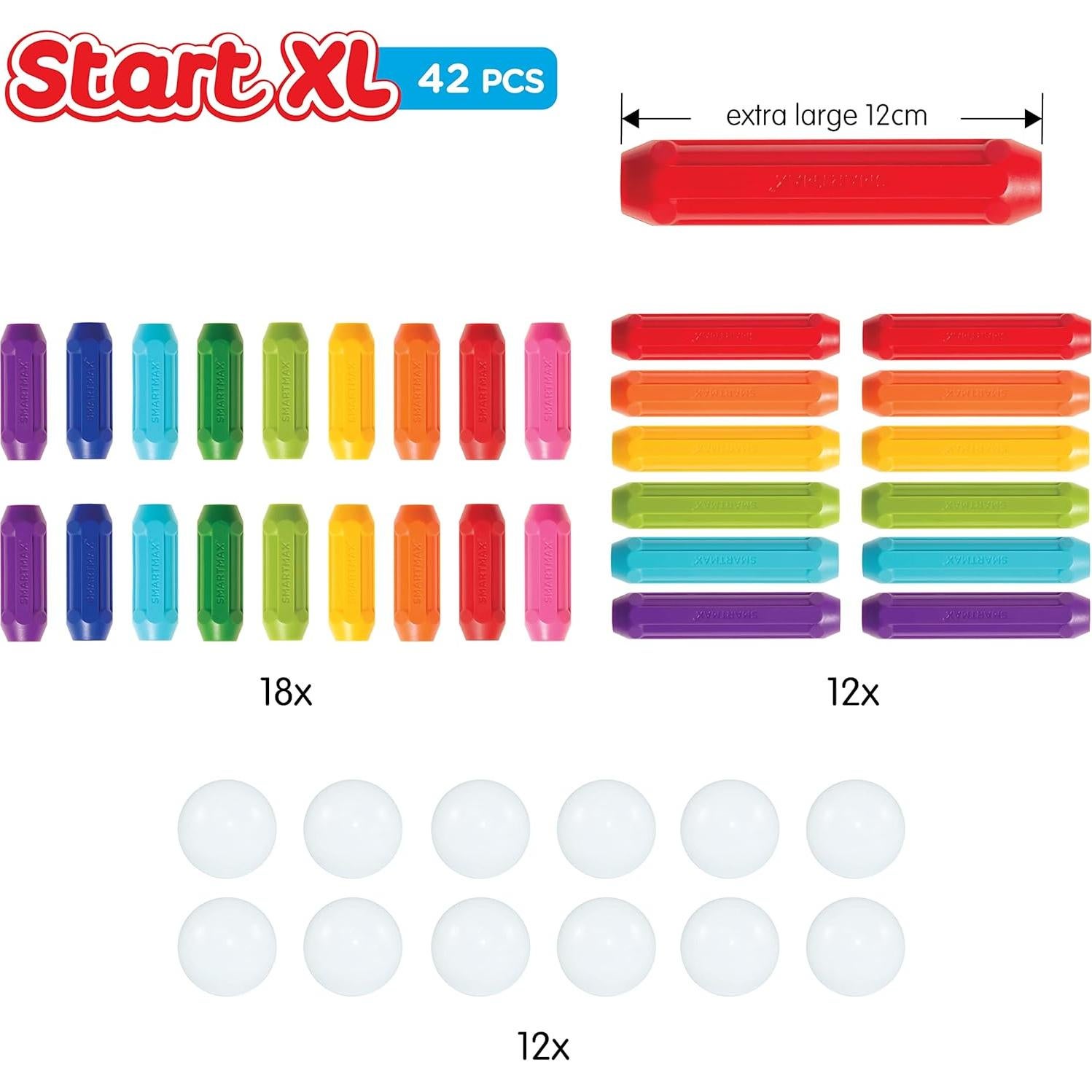 SmartMax Inicio XL 42 Piezas Conjunto Magnético STEM 3+