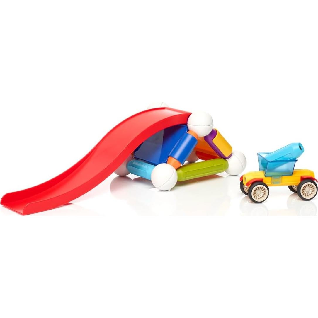 Set de Construcción Magnética SmartMax Coches Acrobáticos 46 Piezas
