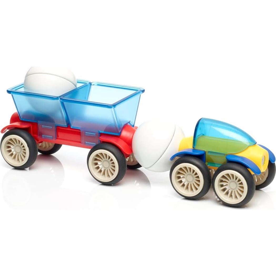 Set de Construcción Magnética SmartMax Coches Acrobáticos 46 Piezas