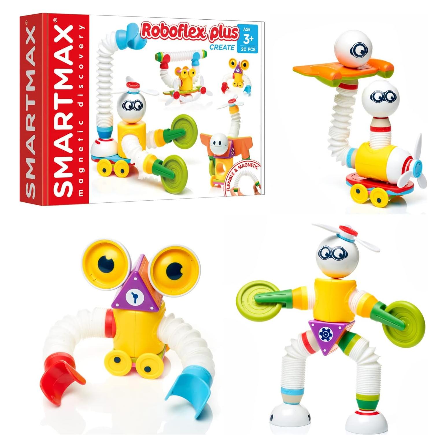 Set de Construcción Magnético SmartMax Roboflex Plus 20 Piezas