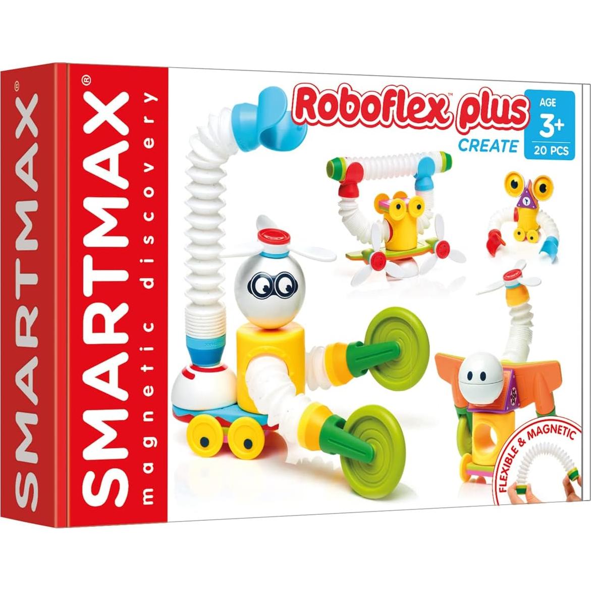 Set de Construcción Magnético SmartMax Roboflex Plus 20 Piezas