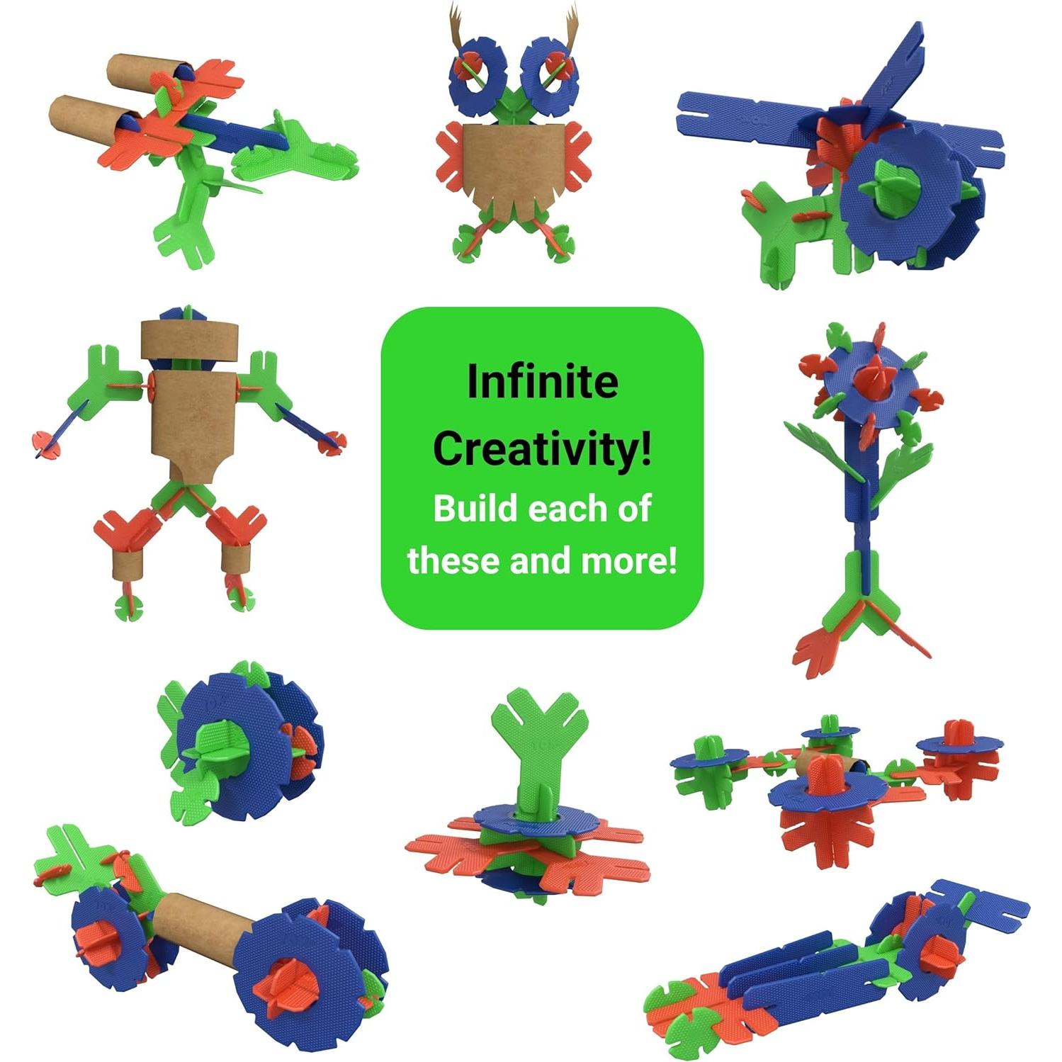 Set de Juguetes de Construcción YOX Megabuilder 152 Piezas