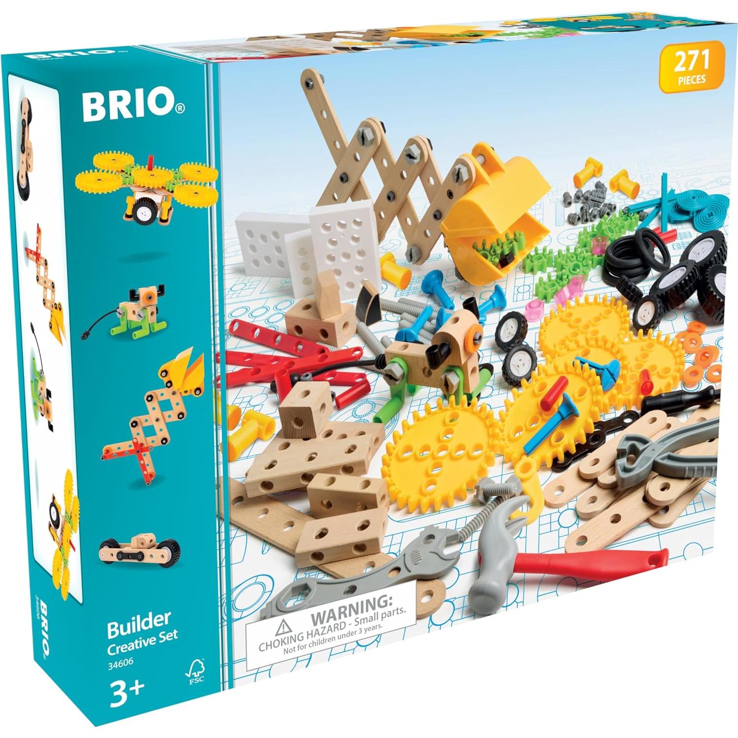 Juguete de Construcción BRIO Constructor 34606 - 271 Piezas