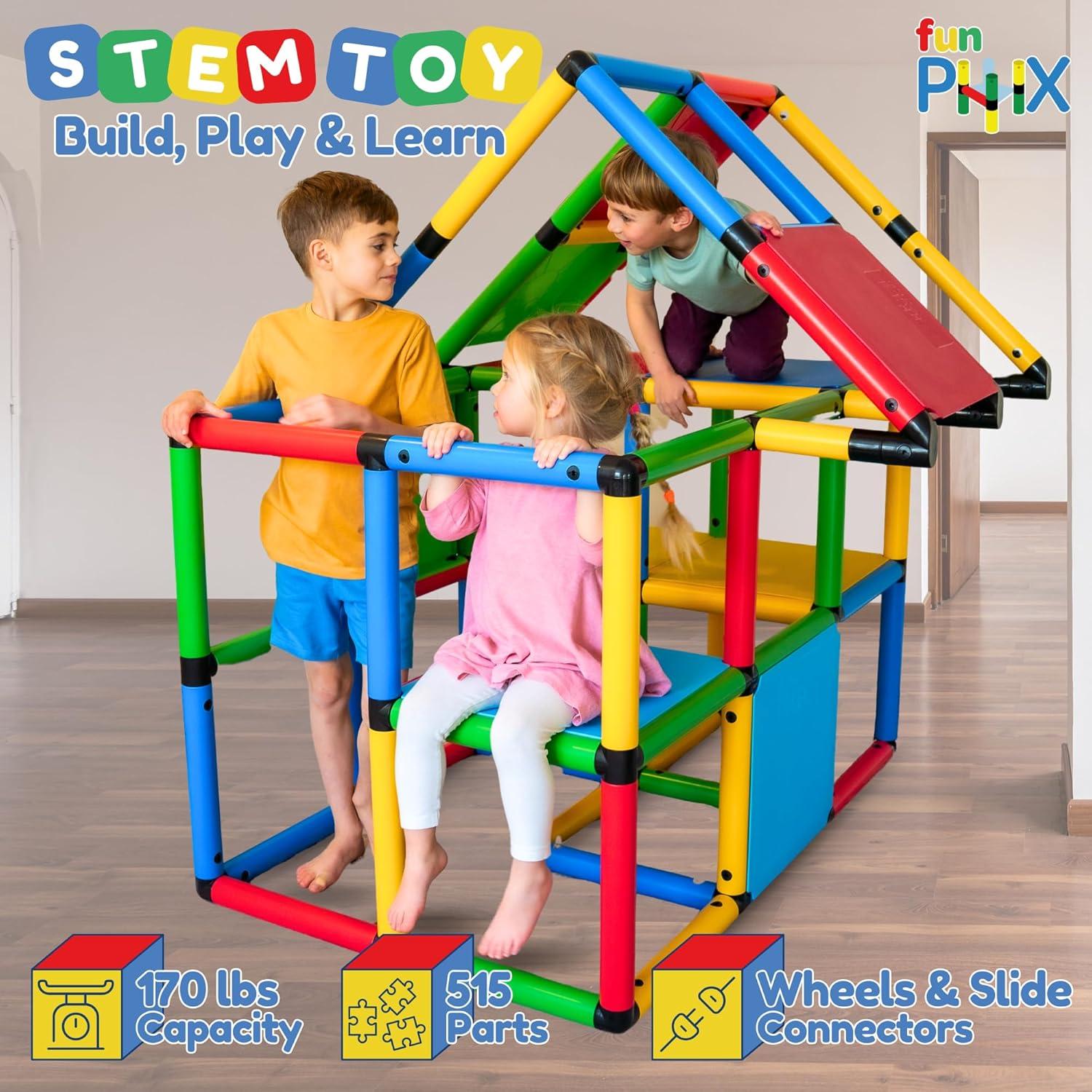 Kit de Construcción Funphix - 515 Piezas Juguete Educativo