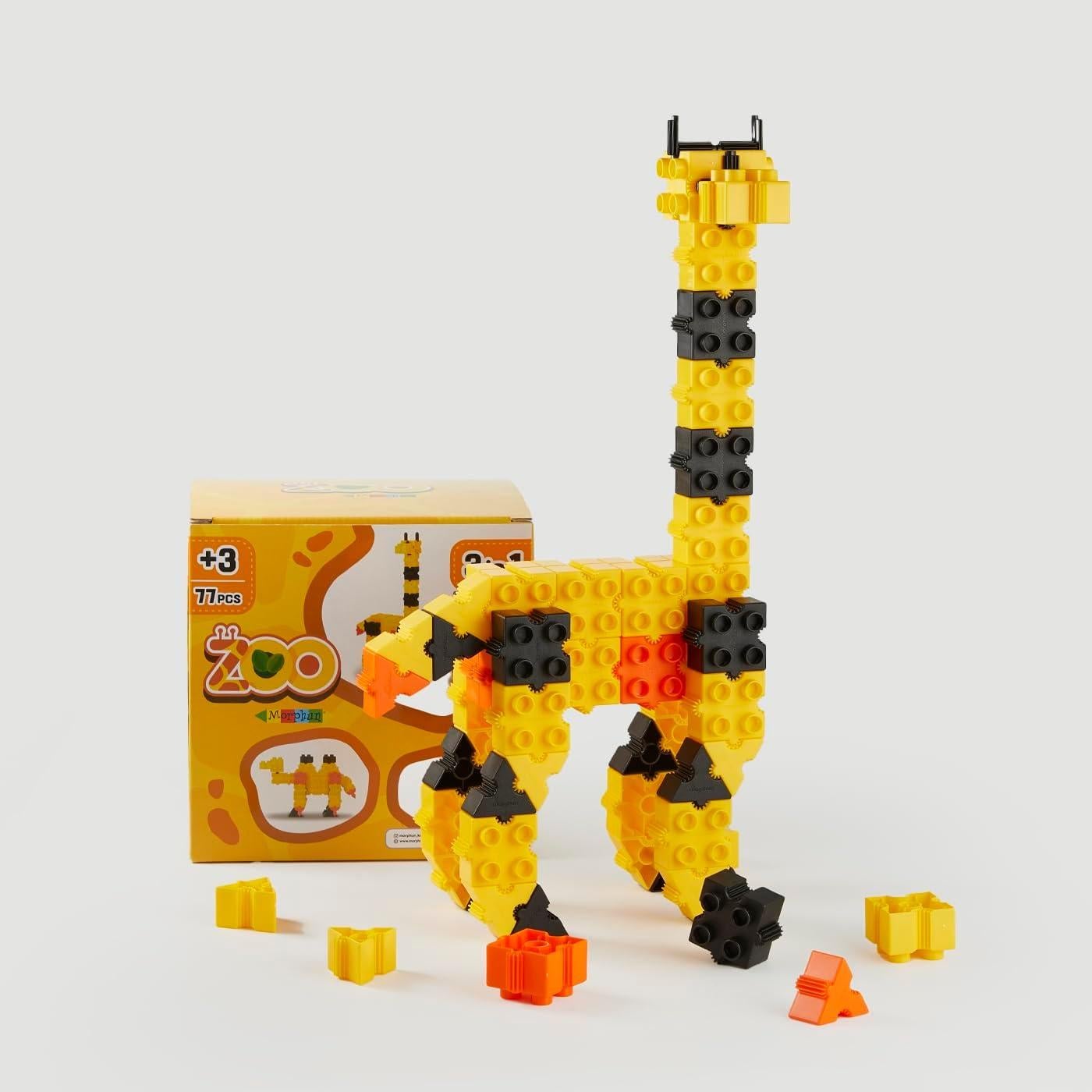 Juguetes STEM Banseokpuritec Zoo 3-en-1 - 77 Piezas Educativas