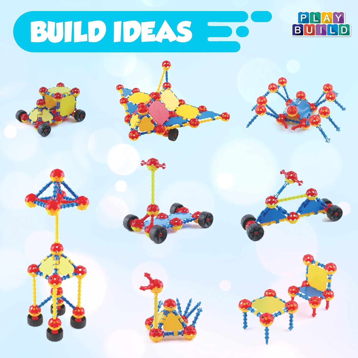Kit de Juguetes de Construcción STEM PlayBuild 300 Piezas