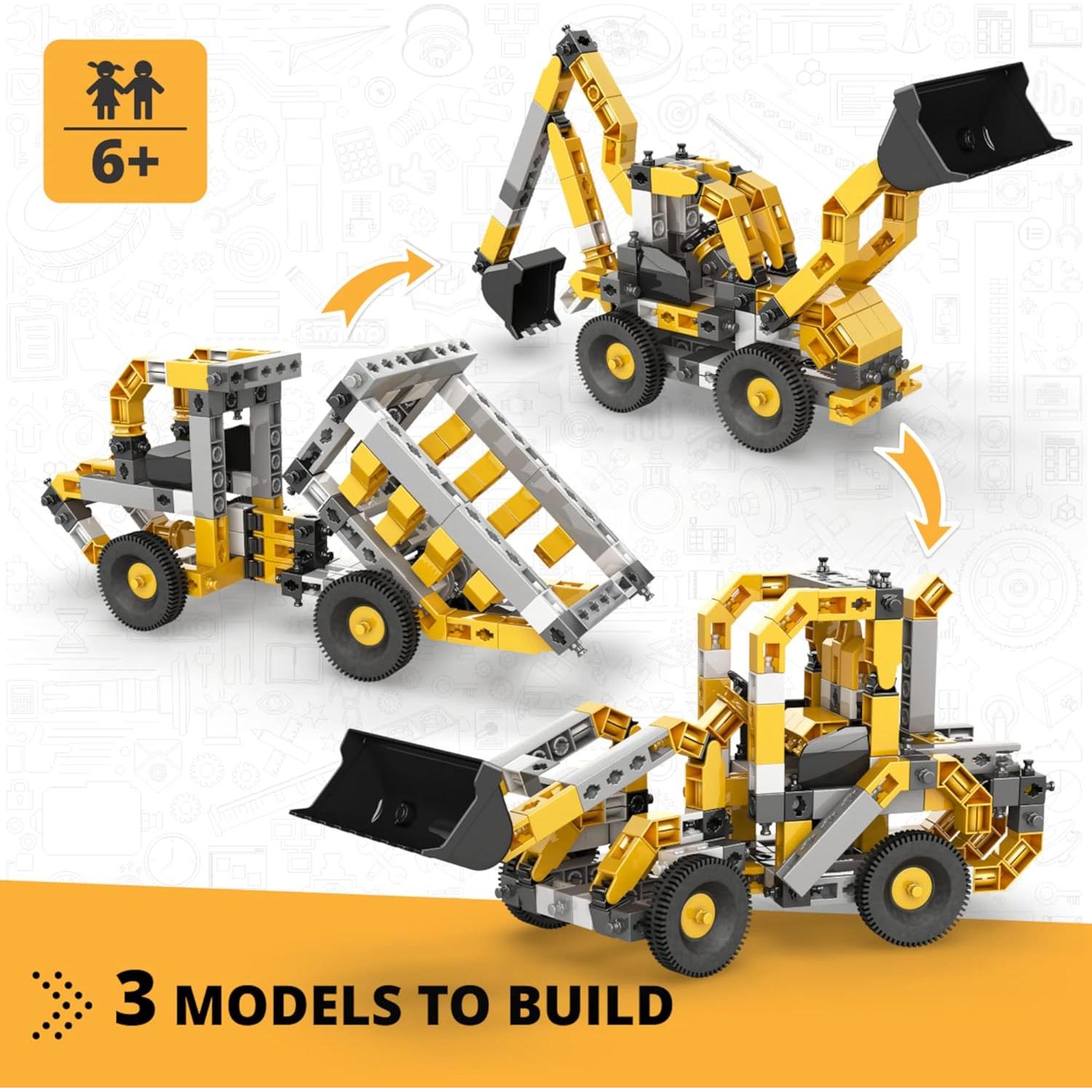 Engino Constructor Creativo - Cargador con Ruedas - Juguete STEM 6+