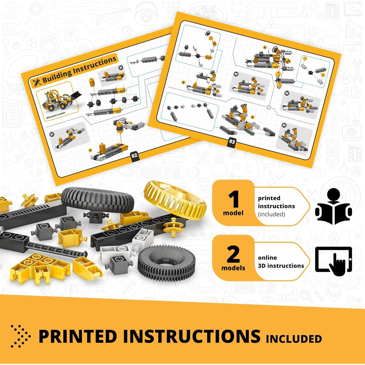 Engino Constructor Creativo - Cargador con Ruedas - Juguete STEM 6+