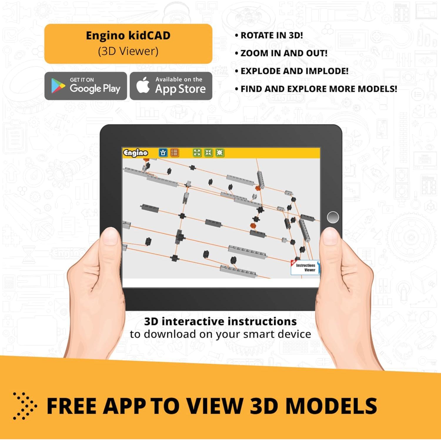 Engino Constructor Creativo - Cargador con Ruedas - Juguete STEM 6+