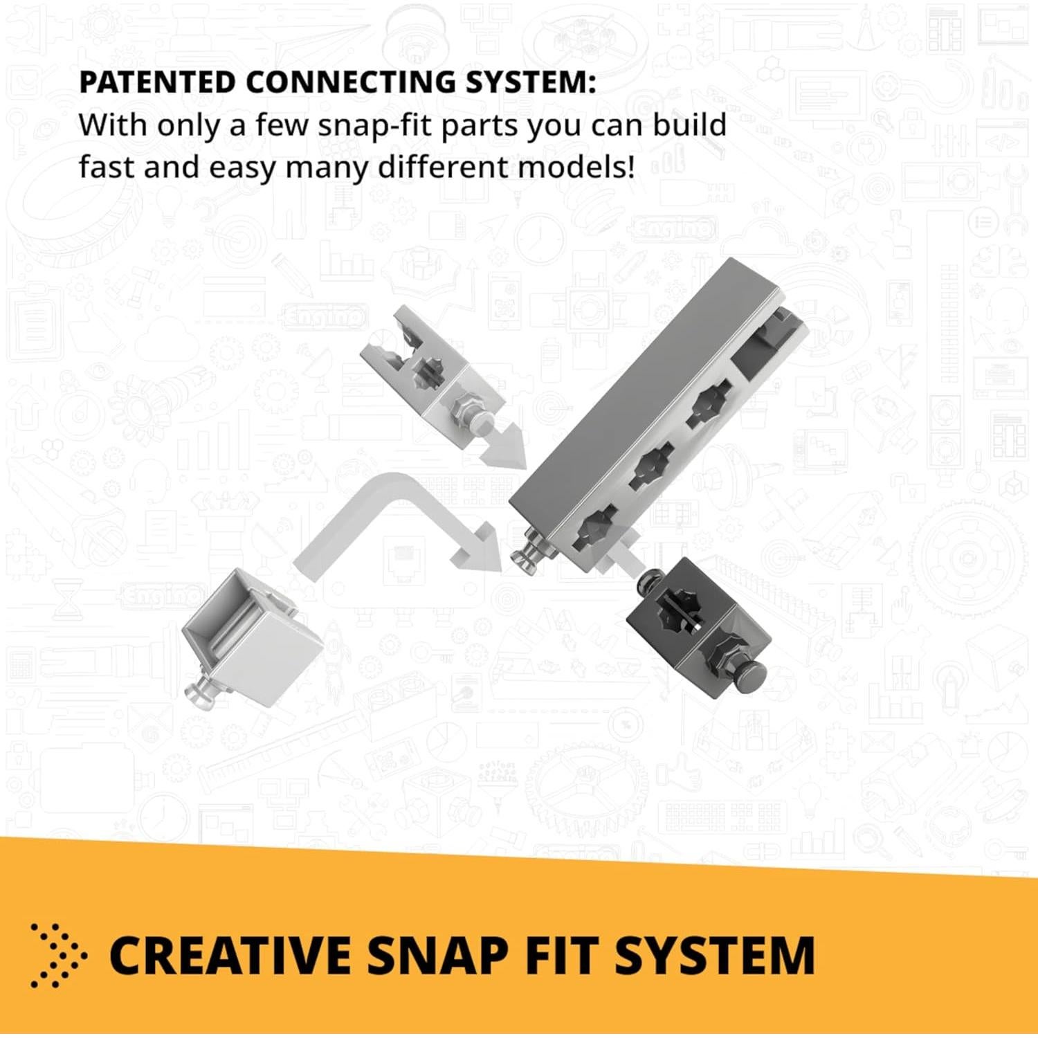 Engino Constructor Creativo - Cargador con Ruedas - Juguete STEM 6+