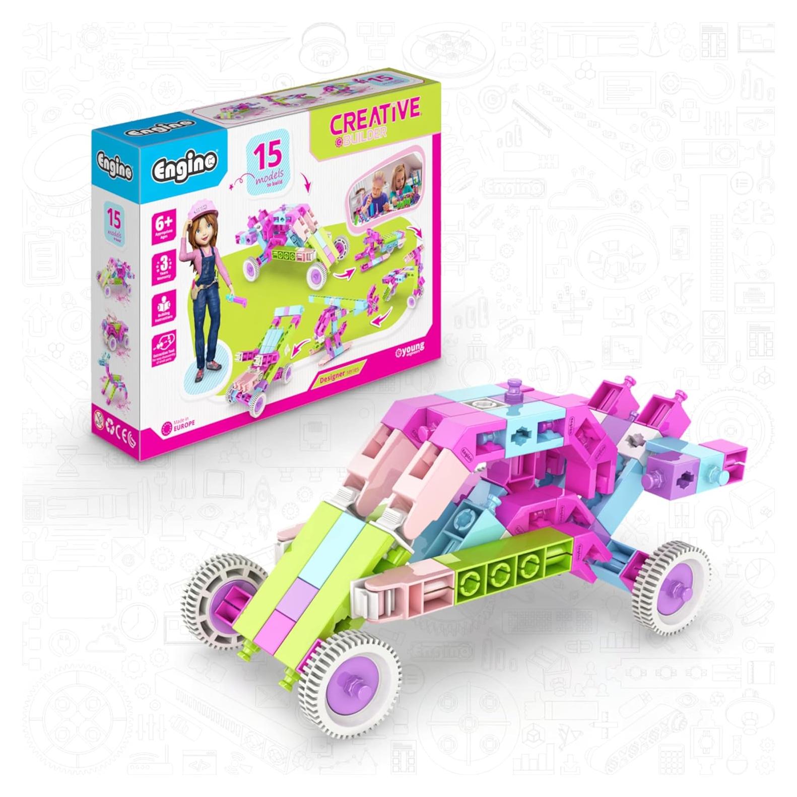 Engino Set de Construcción STEM 15 Modelos para Niñas 6+