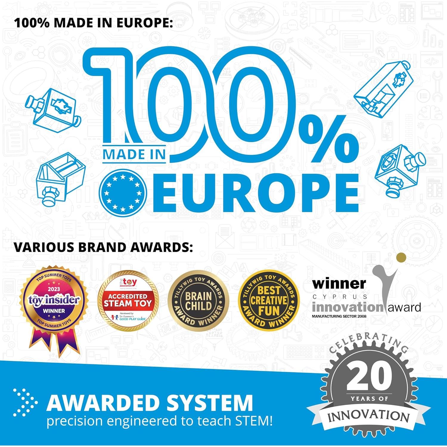 Kit Educativo Engino Dinámica de Fluidos 9+ Proyectos STEM