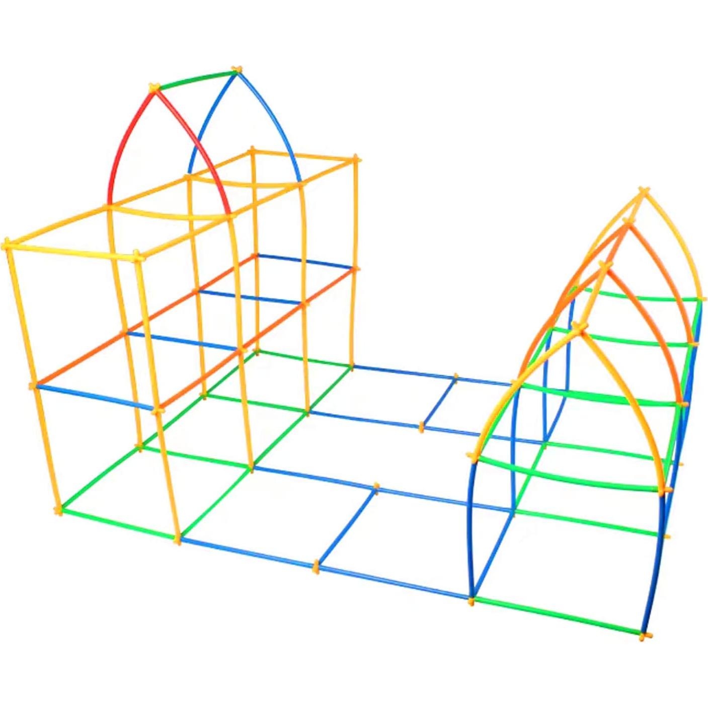 Constructor de Pajitas RAINBOW TOYFROG 800 Piezas Educativo