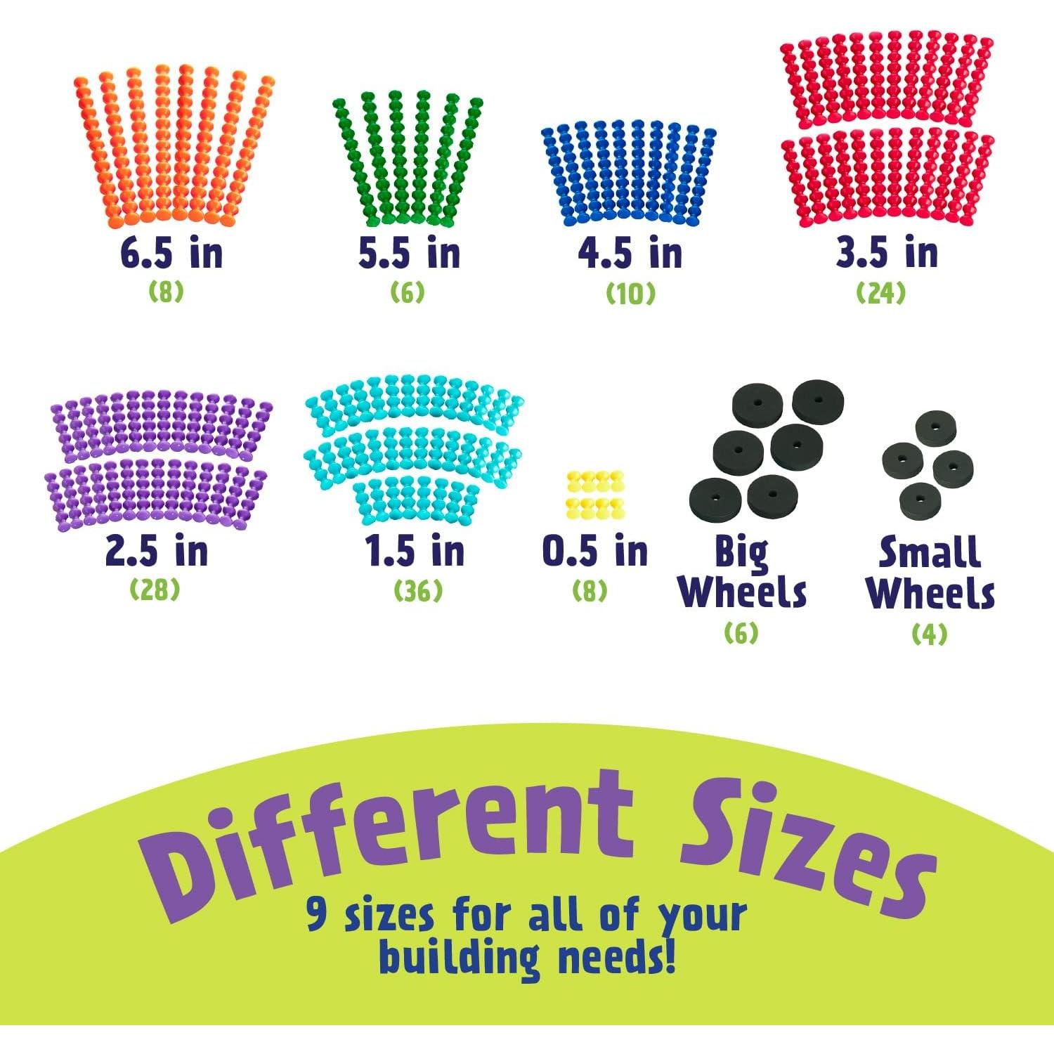 Set de Construcción Playstix 130 Piezas para Niños 4-8 Años