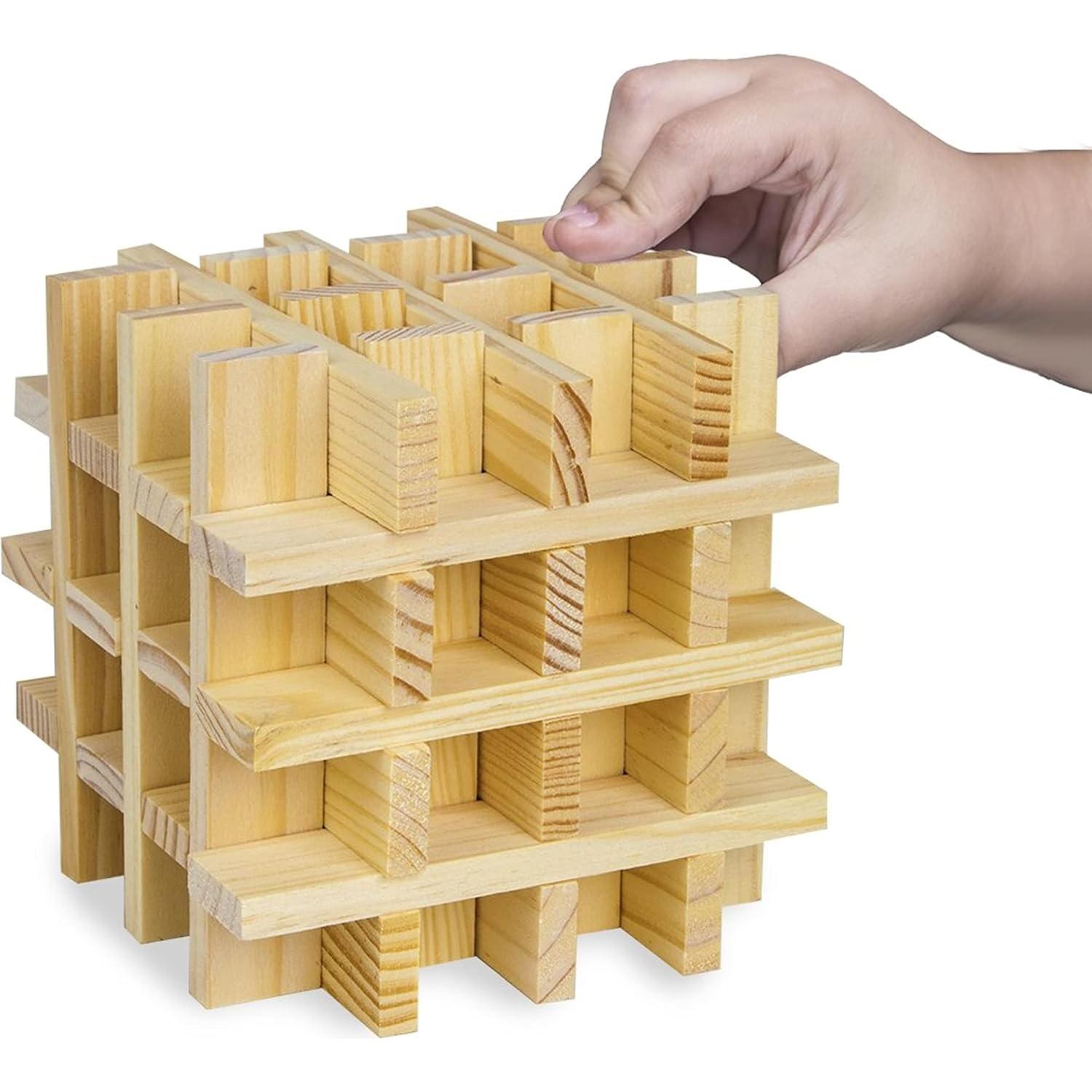 Juguete Educativo Constructables! 150 Piezas Madera Pino