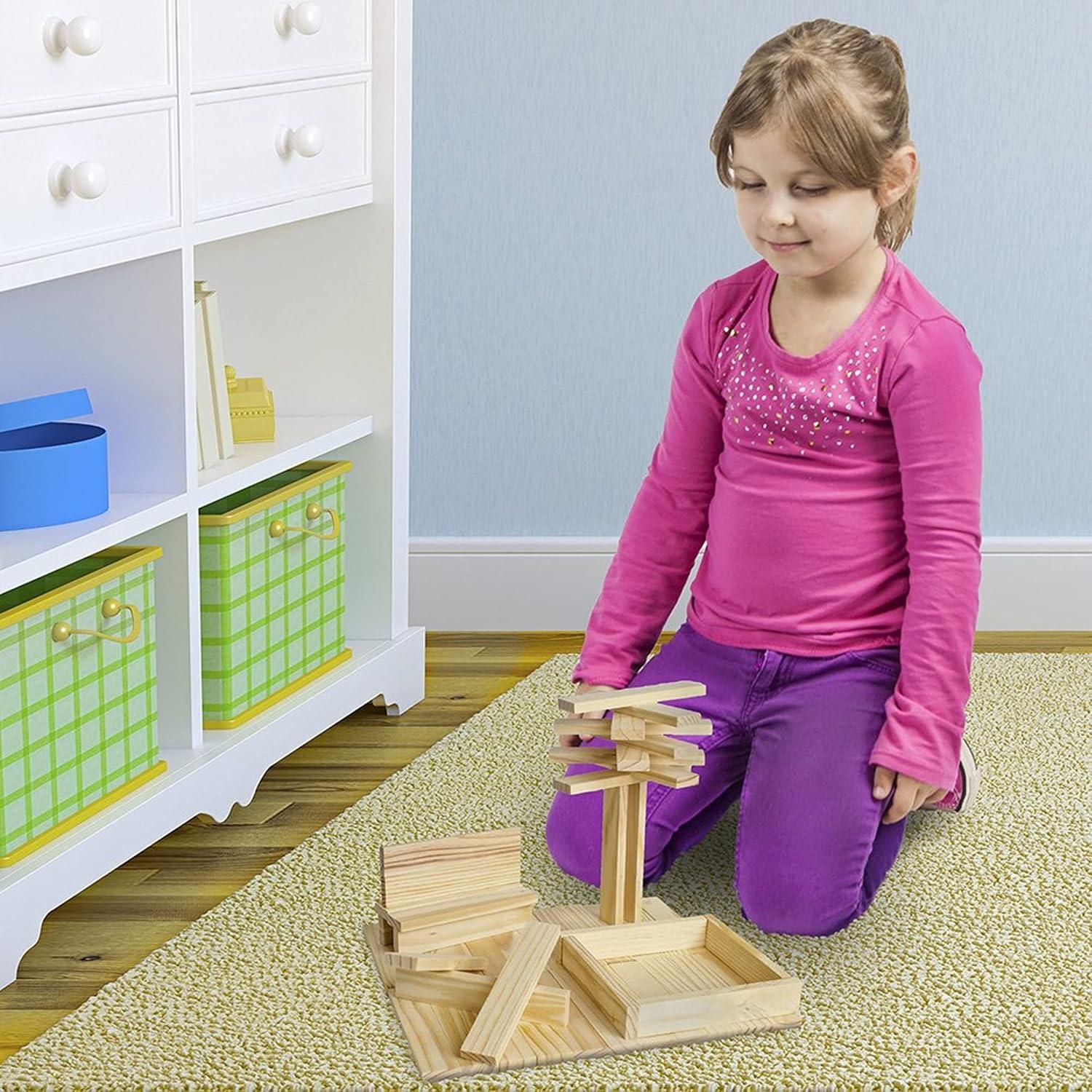 Juguete Educativo Constructables! 150 Piezas Madera Pino