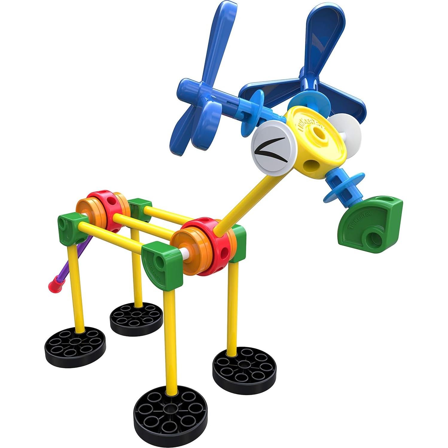 TINKERTOY Set de Construcción en Movimiento - 65 Piezas - Juguete Creativo