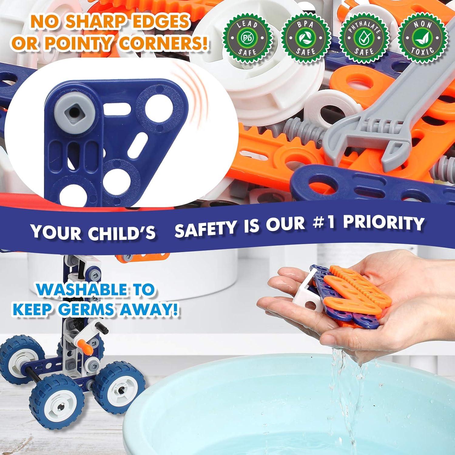 Kit de Juguetes de Construcción STEM Pynogeez 152 Piezas