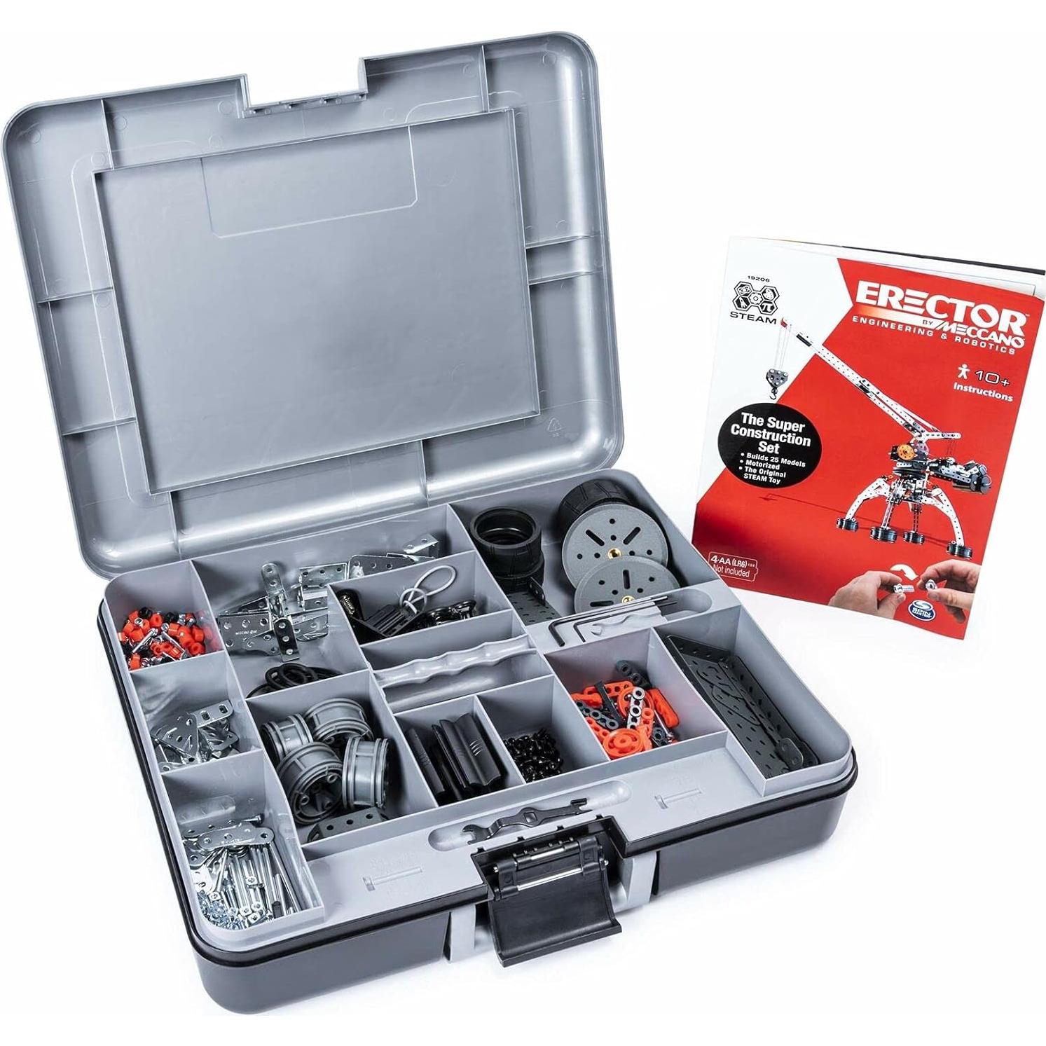 Set de Construcción Motorizado Meccano Erector 25 en 1 - 638 Piezas