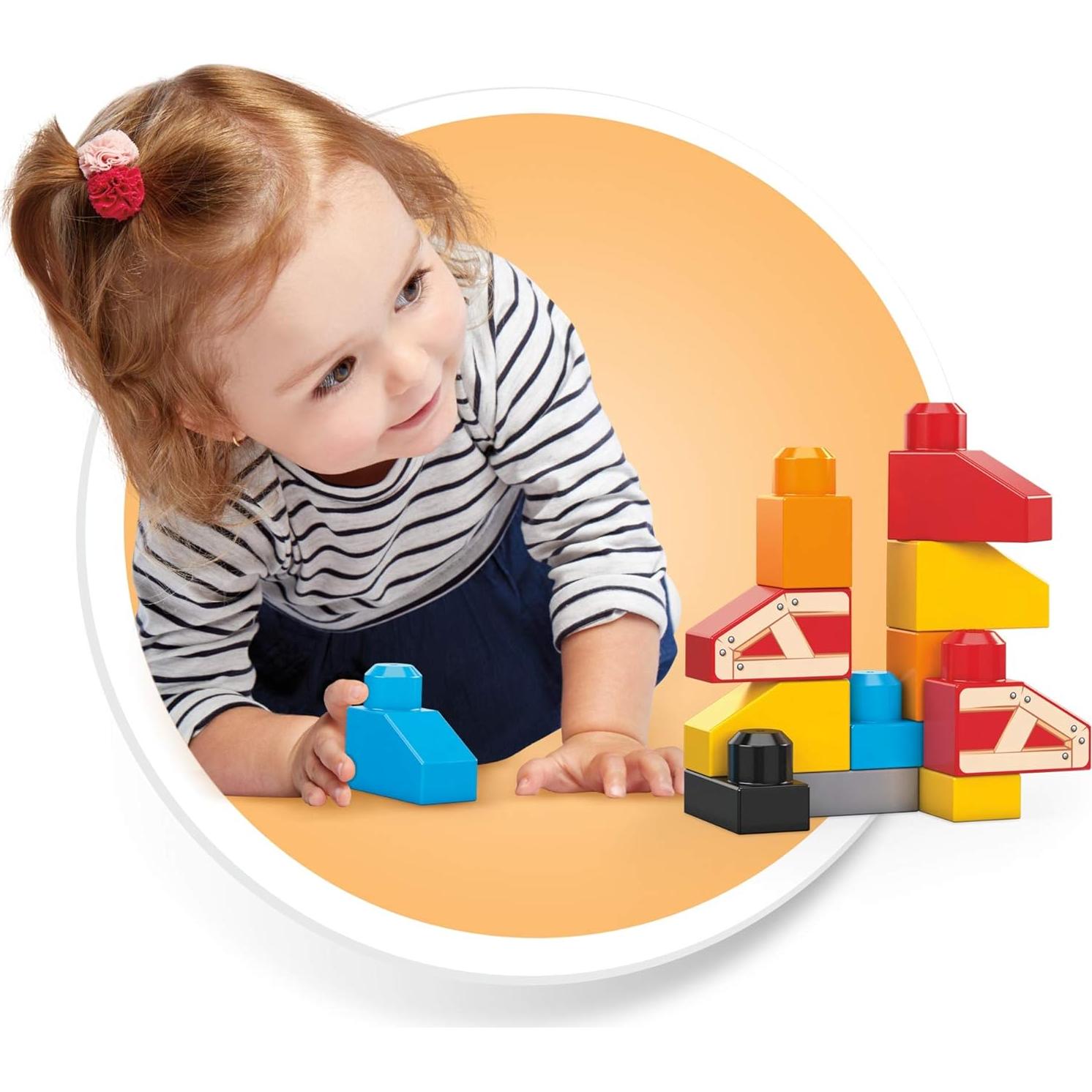 Kit de Construcción Mega Bloks Lil' con Martillo y Casco