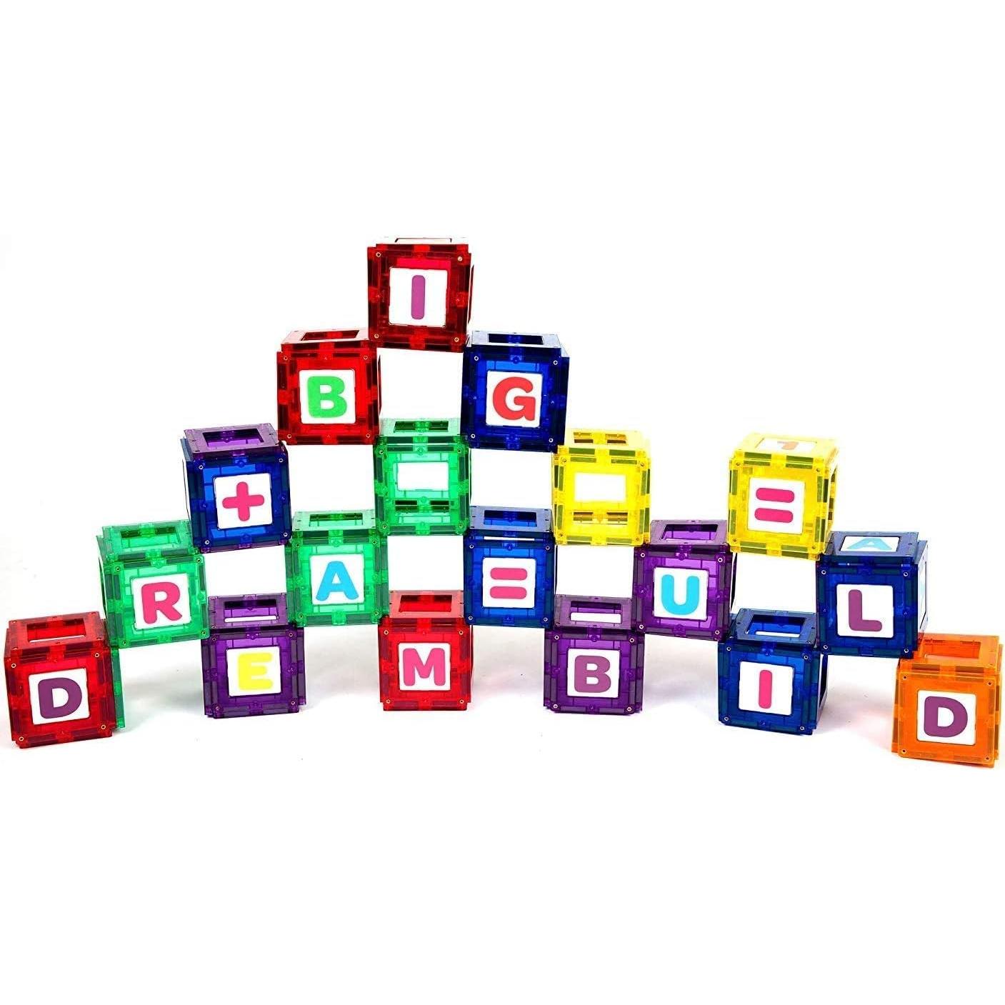 Juego de Construcción Magnética Playmags 80 Piezas Educativo