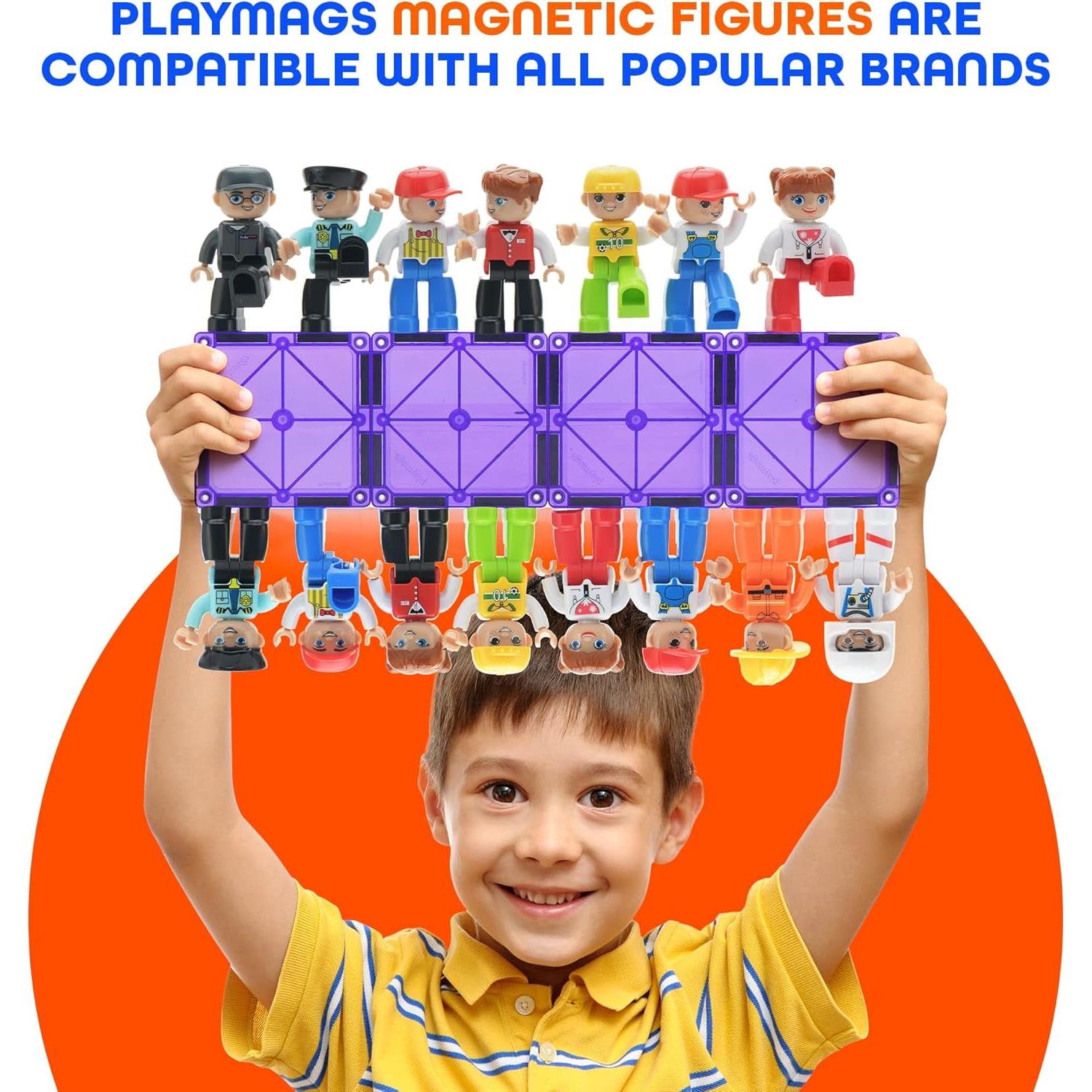 Conjunto de Figuras Magnéticas Playmags 15 Piezas 3"