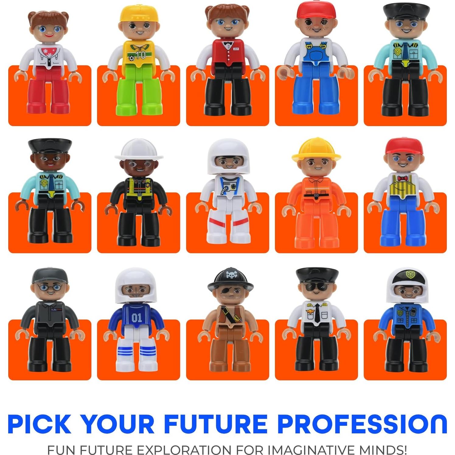 Conjunto de Figuras Magnéticas Playmags 15 Piezas 3"