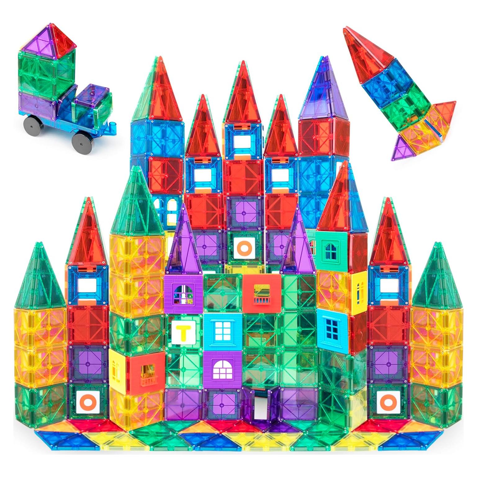 Juego de Bloques Magnéticos Playmags 150 Piezas - Juguetes STEM