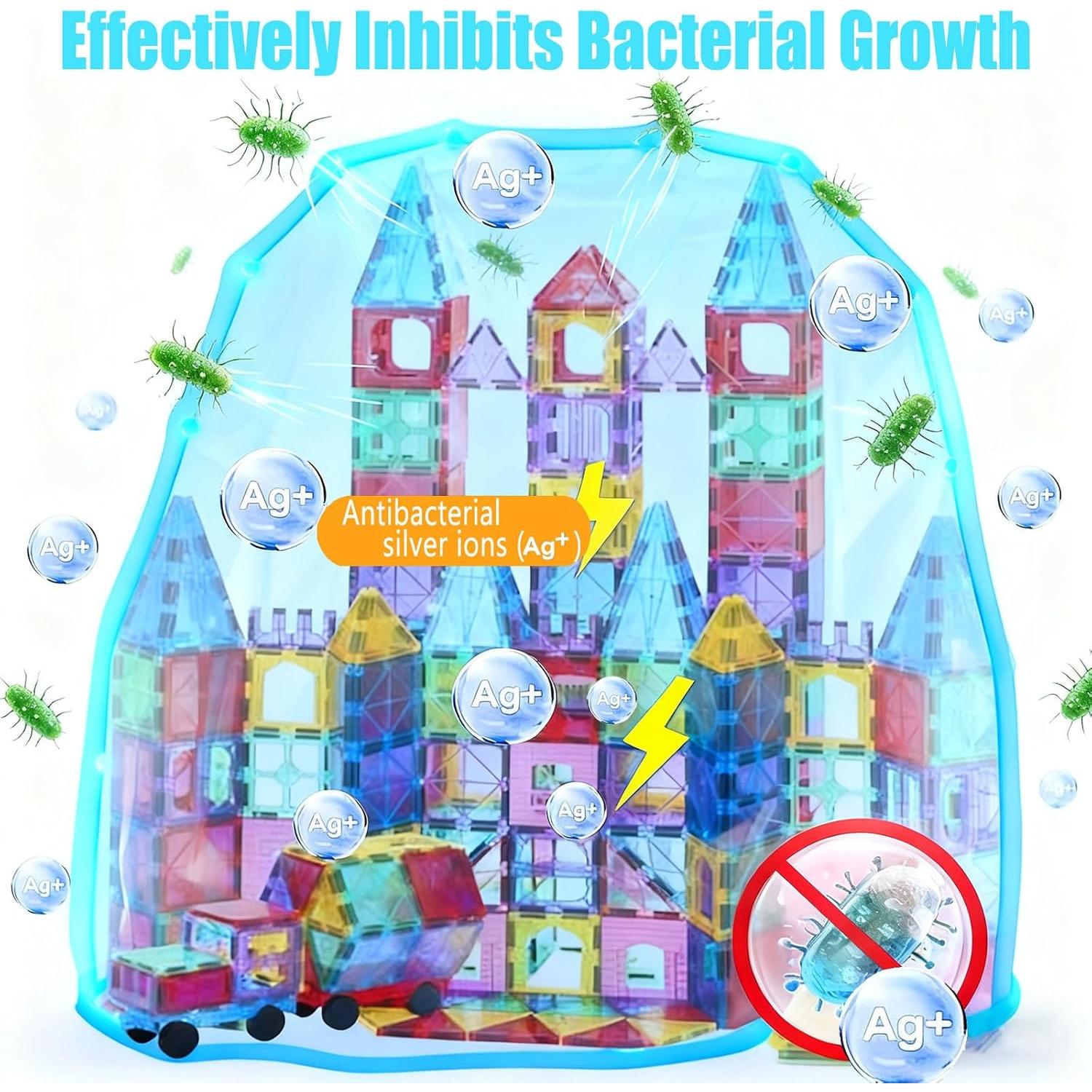 Azulejos Magnéticos Antibacterianos HAPPYMATY - 106 PCS