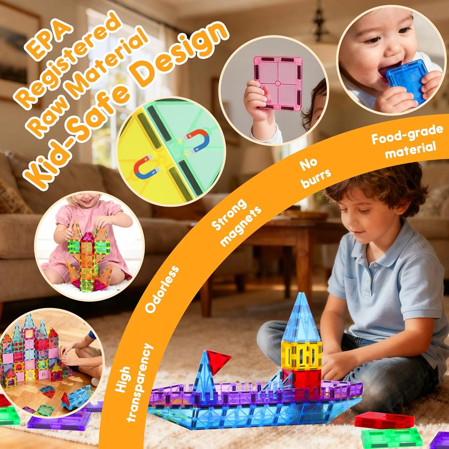 Azulejos Magnéticos Antibacterianos HAPPYMATY - 106 PCS