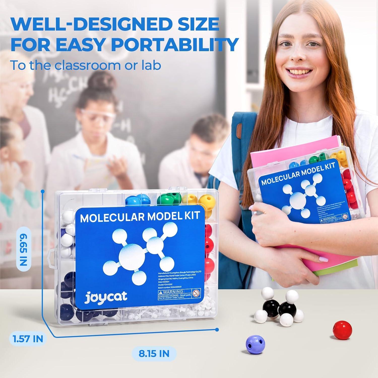 Kit de Modelo Molecular JoyCat 238 Piezas para Química