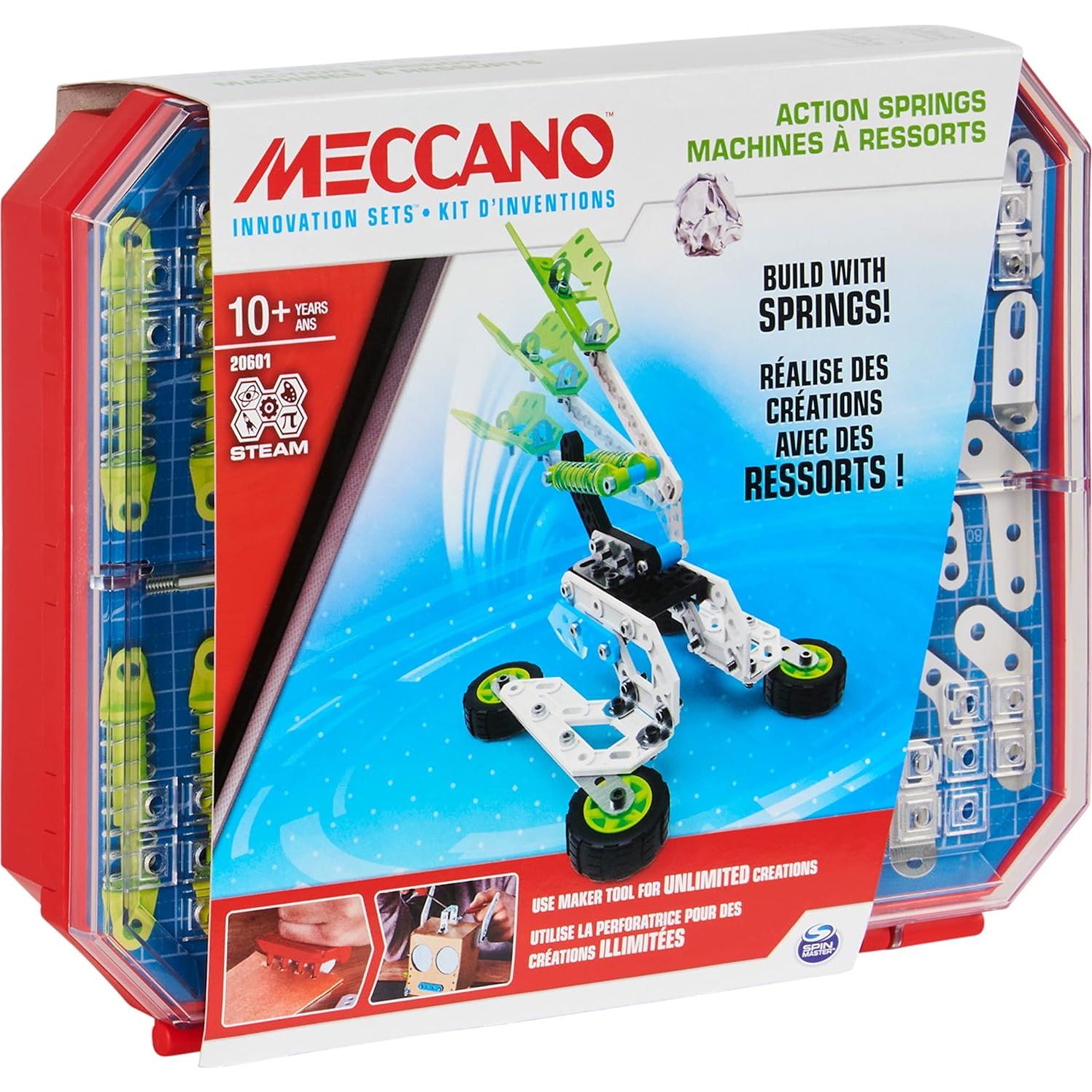 Juego de Innovación con Resortes Meccano 217 Piezas STEAM