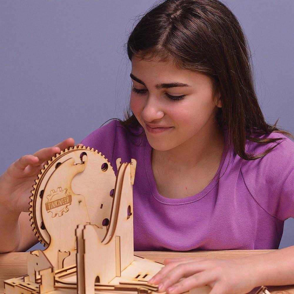 Montaña Rusa de Mármol Tinkineer 20 cm para Niños 12+