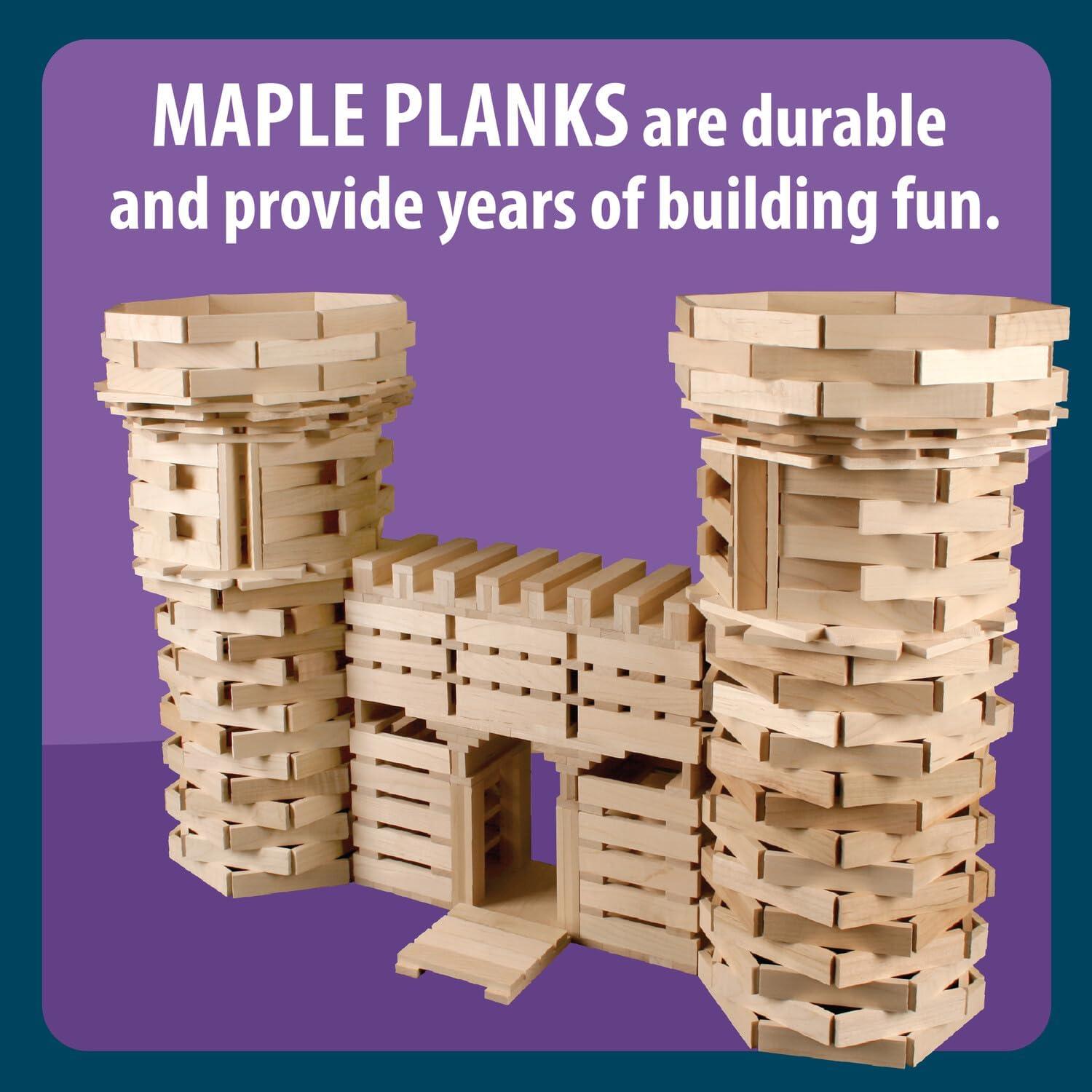 Juego de Construcción KEVA 400 MindWare - 400 Bloques de Arce