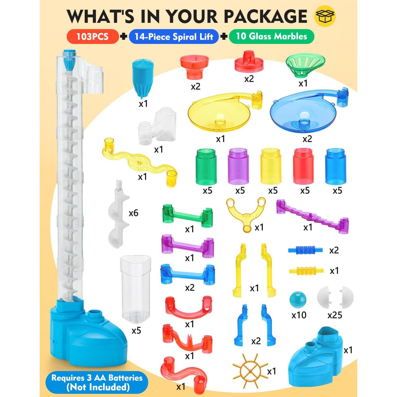Juego de Canicas Magicfly con Ascensor Motorizado 127 Piezas