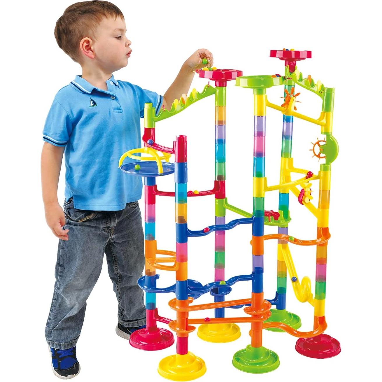 Carrera de Canicas Deluxe Playgo - 100 Piezas para Niños