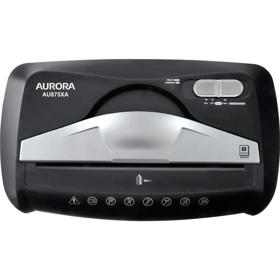 Destructora de papel Aurora AU875XA corte en cruz 8 hojas