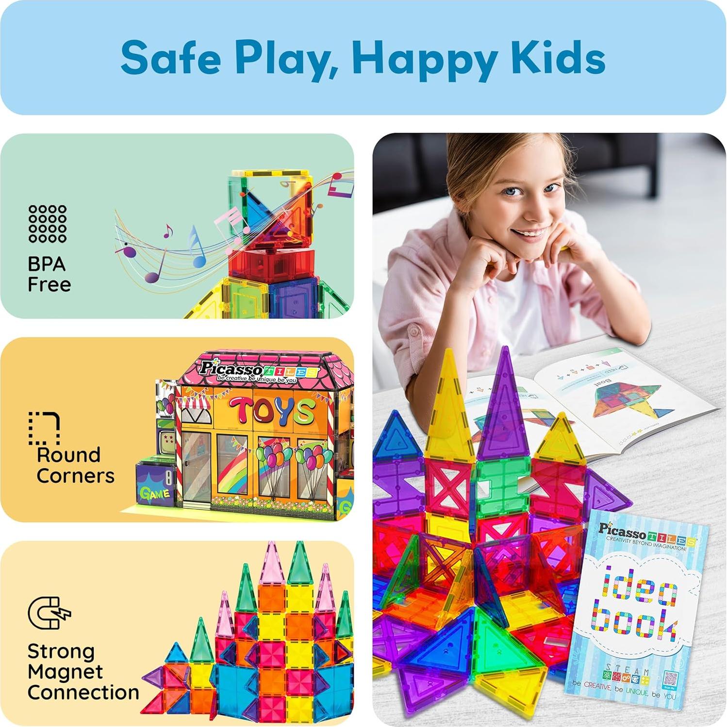 Libro de Ideas de Construcción PicassoTiles 230 Páginas STEM